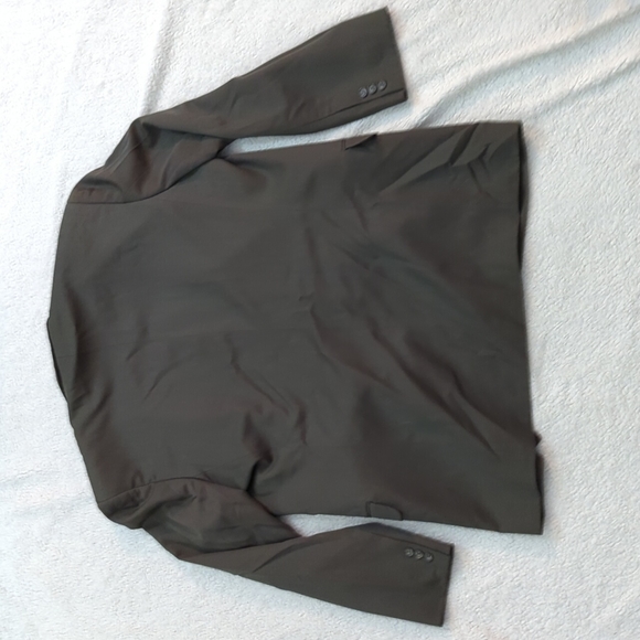 Men's Trieste 40R 3 Button Dark Green Blazer Sport Coat - Picture 2 of 4